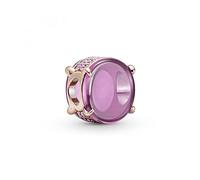 Pandora Rosé Charm - 789309C02 - Rosé-charms mit synt. rosa Saphir und rosafarbenem rosa Kristall