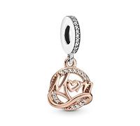 PANDORA ROSE 789374C01 Charm Anhänger Two-tone-Mum