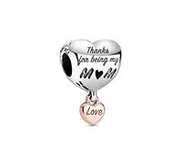 "love You Mum" Herz-pandora Charm