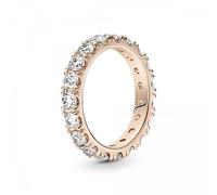 Pandora Ring - 54 925 Silber vergoldet, Zirkonia roségold roségold