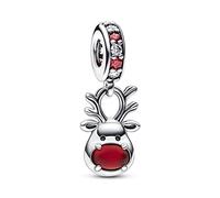 Pandora Rentier - 792330C01 Silber - Zirkonia - red nose Reindeer
