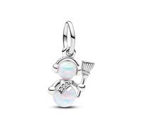 Pandora Charm-Anhänger 792981C01 Silber Schillernder Schneemann