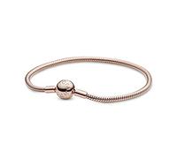 PANDORA 580728-17 Armband mit Kugelverschluss, glatt PANDORA Rose 17 cm