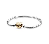 Pandora SHINE Armband - BICOLOR mit HERZ Verschluss - 568707C00-20 cm