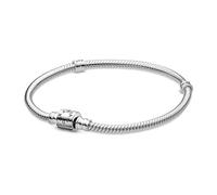 PANDORA Schlangen-Gliederarmband mit Zylinder-Verschluss in Sterling-Silber Moments Collection, Größe 23