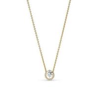 Pandora Schmuck - 14k Gold-plated collier with clear cubic zirconia 45cm