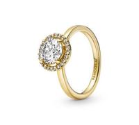 Pandora Schmuck - 14k Gold-plated ring with clear cubic zirconia