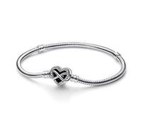 Pandora Schmuck 592645C01 Damenarmband Silber Funkelndes Unendlichkeits-Herz 20 cm