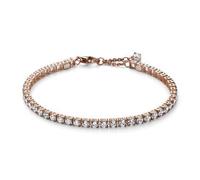 Pandora Schmuck 581469C01 Damen-Armband Funkelndes Tennisband Roségoldfarben 18 cm