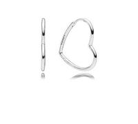PANDORA 297822 - Asymmetric Hearts of Love - Ohrringe - Silber