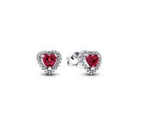 Pandora Schmuck - Heart sterling silver stud earrings with SILBER