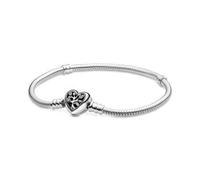 Pandora Schmuck 598827C01 Damen-Armband Moments Familienstammbaum Herz-Verschluss, 20 cm