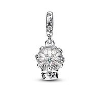 Pandora Schmuck 792369C01 Charm Anhänger Schneeflocken Schneekugel