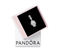 Pandora Schmuck 792369C01 Charm Anhänger Schneeflocken Schneekugel