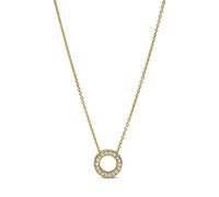 PANDORA SHINE Kette mit Anhänger Logo Kreis gelbvergoldet, Zirkonia 367436C01-45