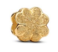 Pandora 764047C00 - Strukturiertes Kleeblatt Mini-Charm - Gelbgold Vergoldung