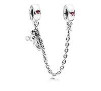 PANDORA Sicherheitskette Disney "kletternder Mickey" Silber Zirkonia 797173CZR-5 cm