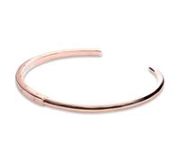 PANDORA Signature I-D Armreif in Roségold mit 14 Karat rosévergoldete Metalllegierung Signature Collection, Größe 19cm, 589493C00-3