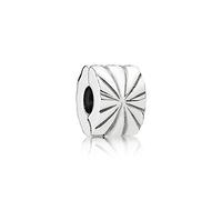 Silber Clip - Original PANDORA - Stern Muster - 790210 - Moments