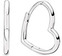 Pandora Silber Herz Ohrringe 298307C00 Silber