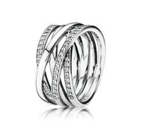 PANDORA Ring - 190919CZ-60 - Sterling Silber - Zirkonia - Gr. 60