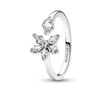 Pandora 192611C01-48 Funkelndes Herbarium Cluster Offener Ring - Gr. 48 - Sterling Silber