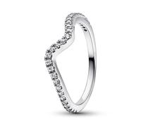 Pandora Ring 192539C01-48 - Funkelnder Wellenring - Silber - Zirkonia - Gr. 48