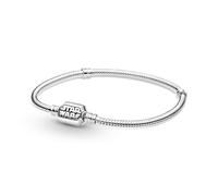 PANDORA Star Wars Schlangen-Gliederarmband aus Sterling-Silber mit kugelförmigem Verschluss - Größe 17-599254C00-17