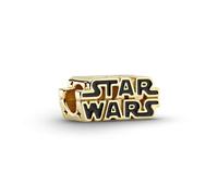 Pandora Disney - Star Wars - 3D-Logo - Silber - Gelbgold - 769247C01 - Emaille