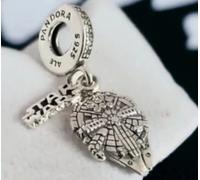 Pandora Star Wars Symbol Charm Anhänger 925 Silber
