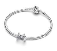 PANDORA Starter-Set Damenarmband Silber Familie zeitloses Schmuckstück für Frauen, Geschenk-Set mit Armband und family Charm 21106-21 21 cm