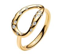 PANDORA Statement-Ring für Frauen mit Steinen Besetzt Goldfarben 164676C01