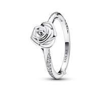 Pandora Ring PANDORA ME Struktur & Steine, Sterling Silber, Zirkonia, Größe 54