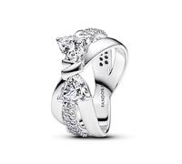 Pandora Sterling silver Cubic Zirconia Clear 193553C01 Damenring