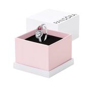 PANDORA Damen Silber-Ring Halo Herzen 193662C01-54 Ringgröße 54/17,2