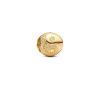 Pandora 764045C00 - Strukturiertes Yin und Yang Mini-Charm - Gelbgold Vergoldung