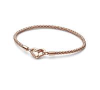 Pandora Studded chain 14k rose gold-plated Armband 18 cm 582731C00