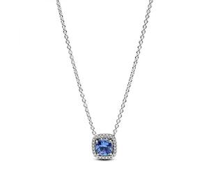 PANDORA Timeless 393560C01-45 blau Halo Halskette