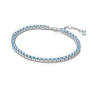 Pandora 591469C03 Damen-Tennisarmband Hellblau Silber 18 cm