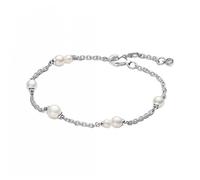 Pandora 593172C01-18 - Zuchtperle Kettenarmband - Silber - Steinmix Weiß - 18 cm