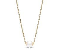 Pandora 363167C01-45 Damen-Collier mit Süßwasser-Zuchtperle Goldfarben