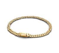 PANDORA Timeless Cuban-Kettenarmband mit 14K vergoldeter Metalllegierung, Größe: 16cm, 564367C00-16