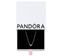 Pandora 393014C01-45 - Drei Sterne Herz Collier-Halskette - Sterling Silber - Zirkonia