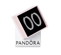 Pandora Ohrringe Timeless Einreihige Pavé – Sterling Silber mit Zirkonia – 293016C01