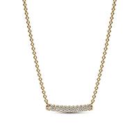 Pandora 362635C01-45 Pandora Einreihige Pavé-Stab Collier-Halskette - 45 cm - Gelbgold Vergoldung
