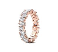 PANDORA Timeless Ewigkeitsring, 14-karätig Roségold-vergoldet, mit klarem Cubic Zirkonia