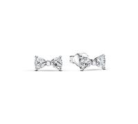 Pandora Timeless Funkelnde Kleine Schleife Ohrringe aus Sterling Silber mit Zirkonia, 293542C01