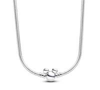 PANDORA Timeless Funkelnde Schleife Halskette aus Sterling Silber mit vergoldeter Metalllegierung
