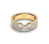 Pandora 164270C01-50 - Funkelnder Schmetterling Markanter Ring - Gelbgold Vergoldung - Zirkonia - Gr. 50
