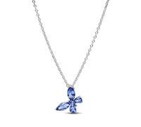 Pandora 394232C01-45 - Schmetterling Anhänger Halskette - Sterling Silber - Steinmix Blau - 45 cm